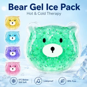 Wholesale Bear Shaped Gel Ice Pack Reusable Hot Cold Pain Relief Pack