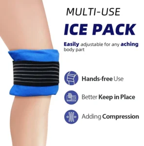 Wholesale Multi-Purpose Hot Cold Gel Pack With Elastic Strap Reusable For Knee Wrist Elbow Ankle