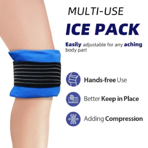 Wholesale Multi-Purpose Hot Cold Gel Pack With Elastic Strap Reusable For Knee Wrist Elbow Ankle