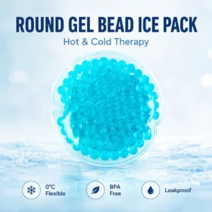 Wholesale Round Gel Bead Ice Pack Reusable Hot Cold Pack