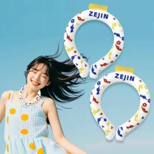 Wholesale 28℃ PCM Cooling Neck Ring Printed S M L For Kids Adults Summer