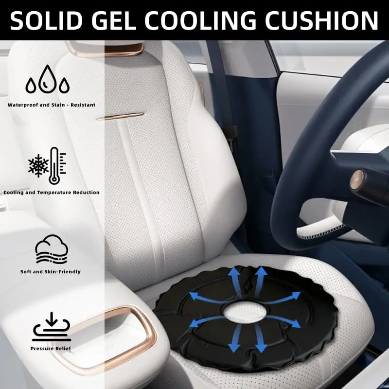 Wholesale Solid Gel Cooling Seat Cushion Pressure Relief Chair Pad - Image 2