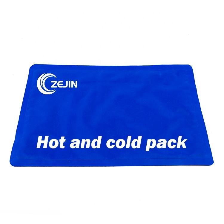 Plain blue rectangular gel pack shown as a separate configuration